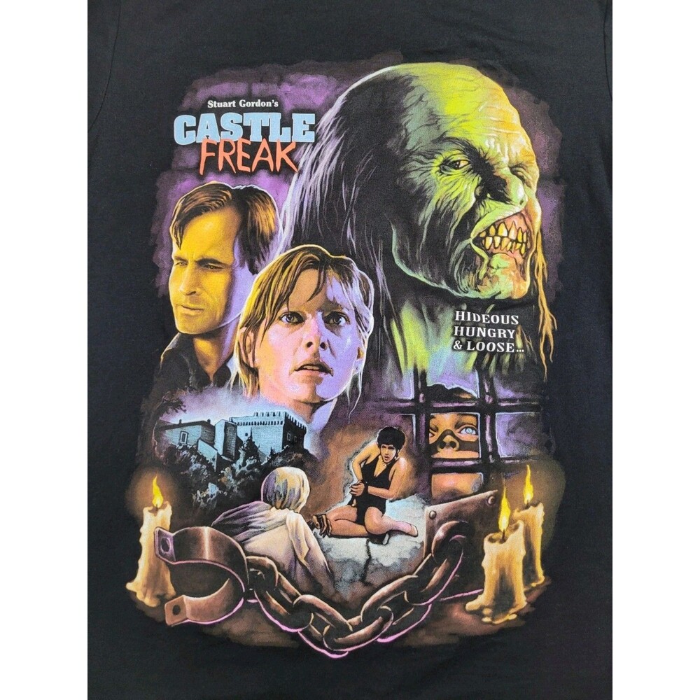 Castle Freak Terror Threads Tshirt Small Horror Film Black Jeffrey Combs